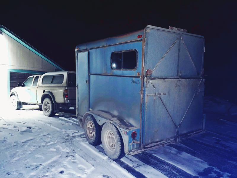 Funny, I usually don’t think of the Tacoma as “small”, since I drive a FieSTa most days, but this trailer kinda dwarfs it... And it’s not even a very big trailer.